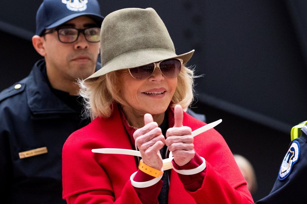 Arrestos. Jane Fonda ha sido arrestada múltiples veces por protestar sobre el tema. (EFE)