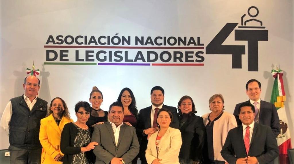 Legisladores de Morena, Partido Verde Ecologista de México (PVEM), Encuentro Social y Partido del Trabajo (PT) constituyeron la Asociación Nacional de Legisladores en la Ciudad de México. (ESPECIAL)