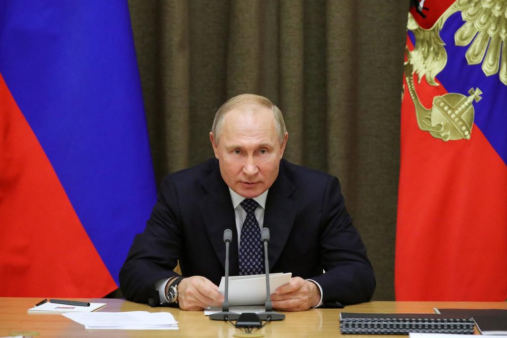 La expansión de la OTAN hacia las fronteras rusas representa una amenaza potencial para la seguridad de Rusia, afirmó este martes Vladimir Putin. (EFE)