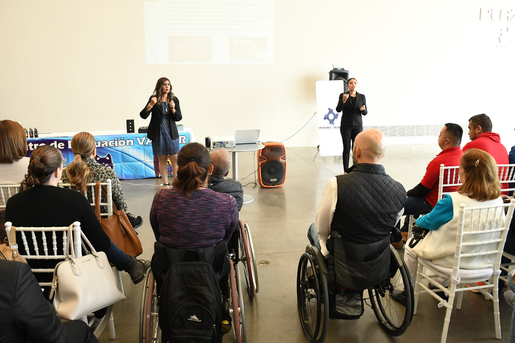Ayer se ofreció la conferencia 'Un eslabón para la inclusión laboral', en el Museo Arocena. (FERNANDO COMPEÁN)