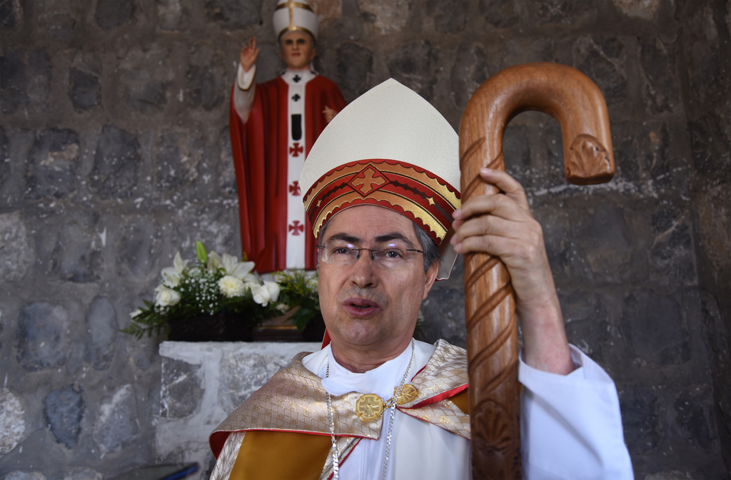 Luis Martín Barraza, obispo de la Diócesis de Torreón.