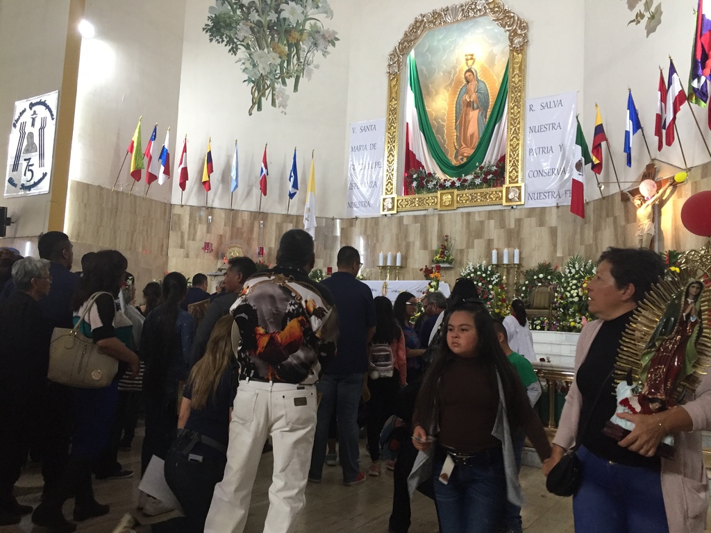 La parroquia de Guadalupe cumplió 75 años del inicio de las peregrinaciones y 125 de ser construida. (GUADALUPE MIRANDA)