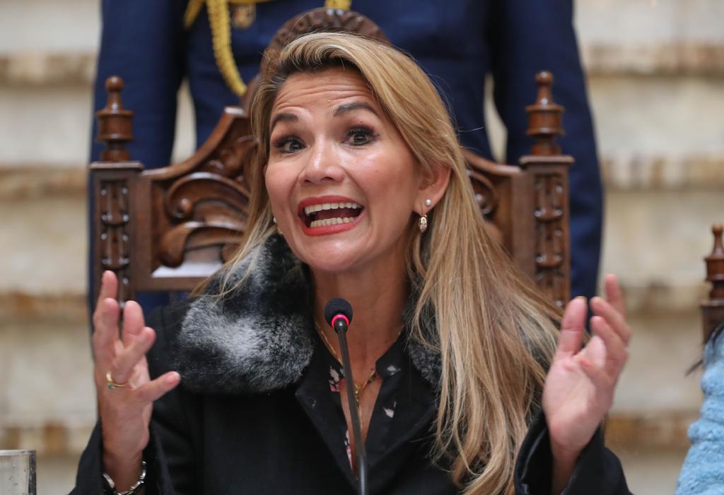 La presidenta interina de Bolivia, Jeanine Áñez, denunció que en México se le dio libertad a Morales para incitar a la violencia.