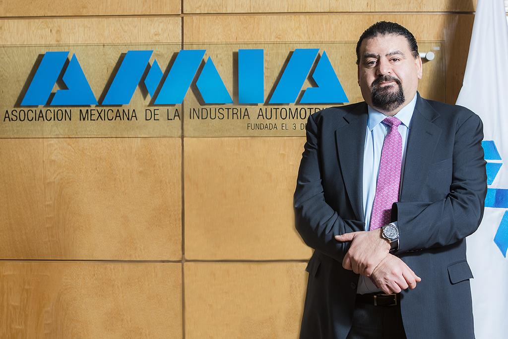 El presidente ejecutivo de la Asociación Mexicana de la Industria Automotriz (AMIA) Eduardo Solís. (ESPECIAL)