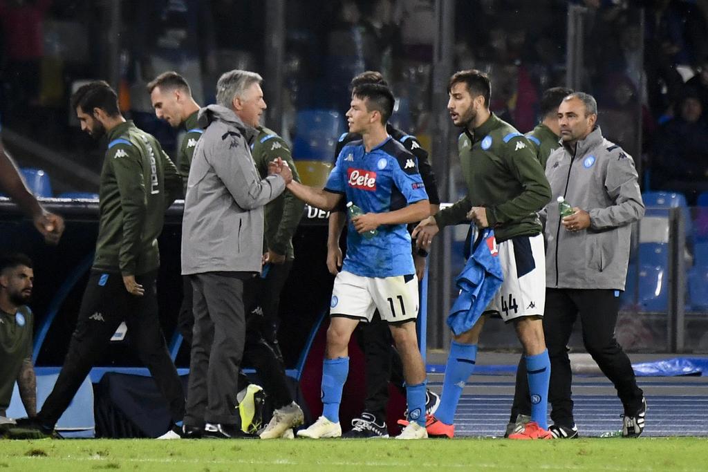 El entrenador italiano dejó al Napoli calificado a los octavos de final de la Champions League. (ARCHIVO)