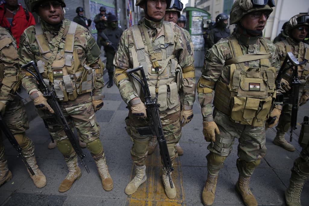 El Ejército de Bolivia negó que los militares hayan usado armas letales contra los manifestantes que participaron en las movilizaciones que estallaron el pasado 20 de octubre. (ARCHIVO) 
