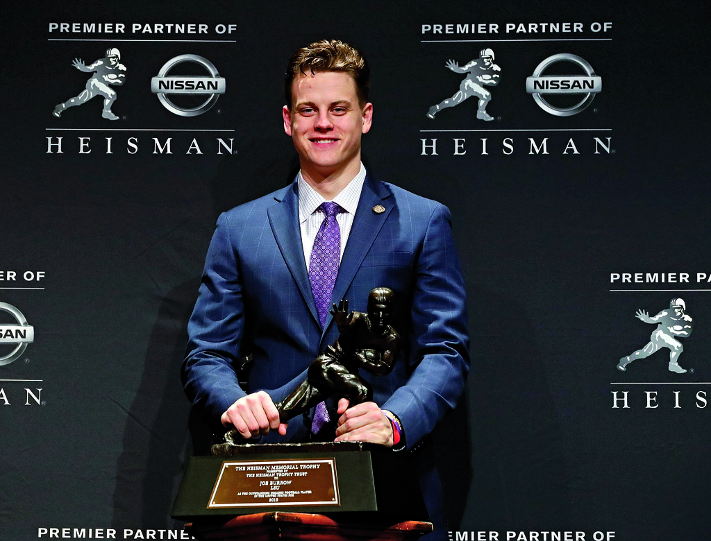 Joe Burrow, finalizó la temporada con 4,715 yardas con 48 pases de anotación y seis intercepciones.