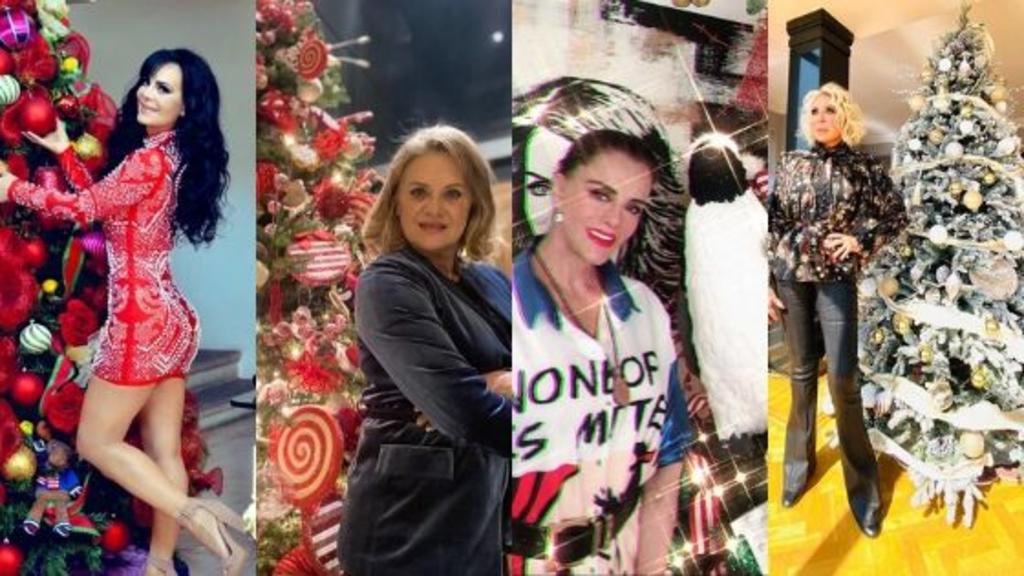 Desde Lucía Méndez hasta la familia de Erick Rubín y Andrea Legarreta han posteado en sus redes sociales fotos de sus decoraciones navideñas, generando cientos de comentarios y likes de sus seguidores. (ESPECIAL)