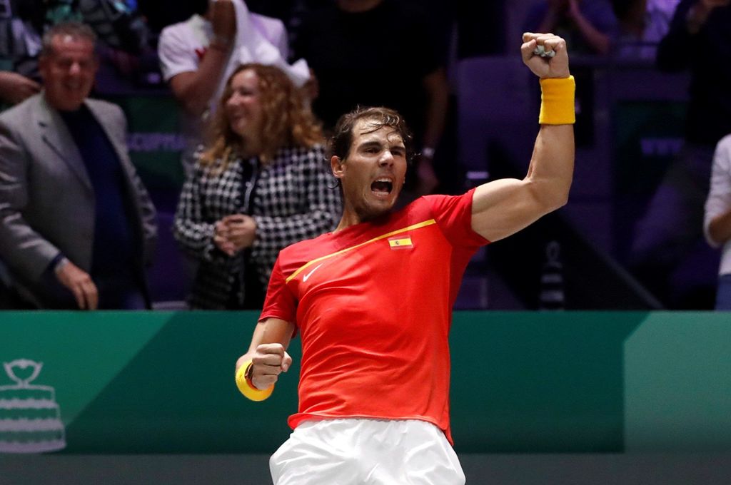 Rafael Nadal fue pieza clave para que España sumara su sexto título de Copa Davis. (ARCHIVO)