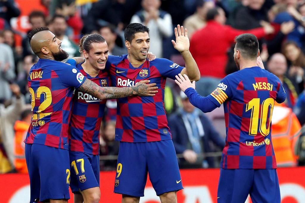 El Barcelona concluye sus compromisos de La Liga en el año con 39 puntos para ubicarse en la cima de la clasificación. (EFE)