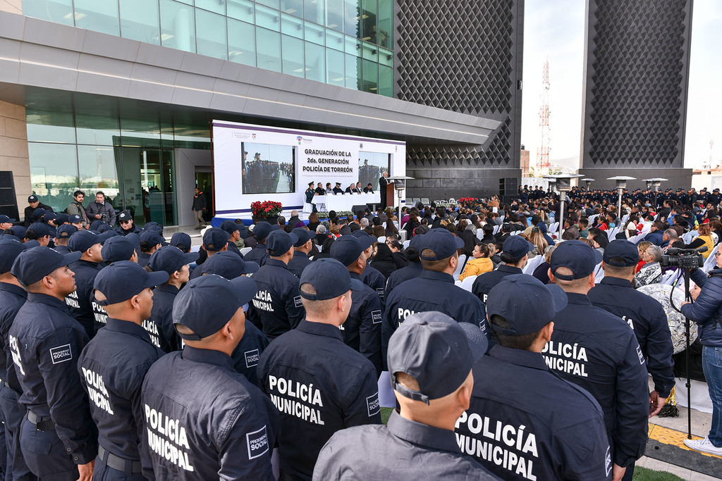 Los cadetes suspendidos por cuestiones 'administrativas' de la Dirección de Seguridad Pública Municipal egresaron apenas el 19 de diciembre pasado de la Academia de la Policía de Torreón.