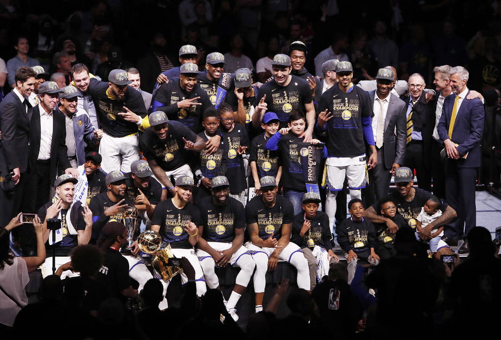 Warriors de Golden State ganó tres títulos en la década, superando al Heat de Miami, que consiguió dos.