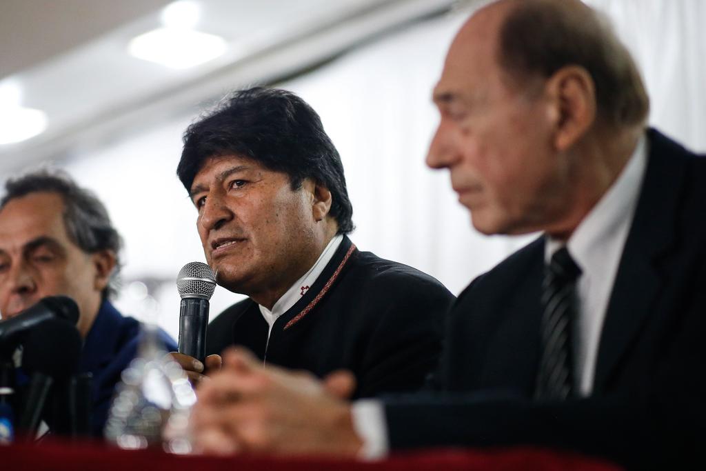 Los abogados Eugenio Raúl Zaffaroni y Raúl Gustavo Ferreyra, argentinos ambos, serán sus asesores ante causas judiciales tanto internacionales como al interior de Bolivia. (EFE)