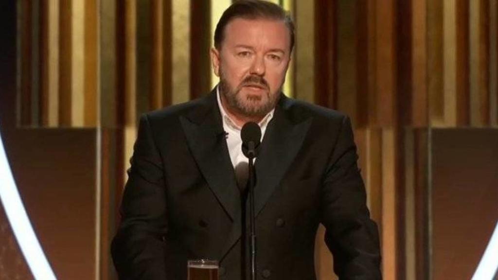 El comediante Gervais desató polémica con sus comentarios durante los Globos de Oro 2020. 