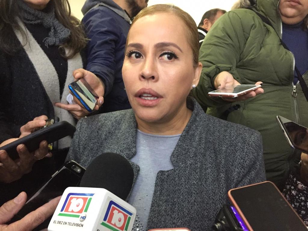 La alcaldesa de Gómez Palacio, Marina Vitela, señaló que lo que debe a la empresa concesionaria es una mínima parte. (EL SIGLO DE TORREÓN/ANGÉLICA SANDOVAL)