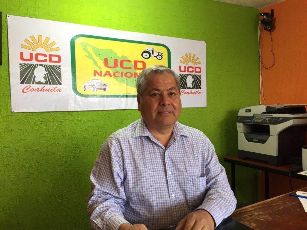 El presidente estatal de la Unión Campesina Democrática, Gerardo García Grimaldo. (EL SIGLO COAHUILA)