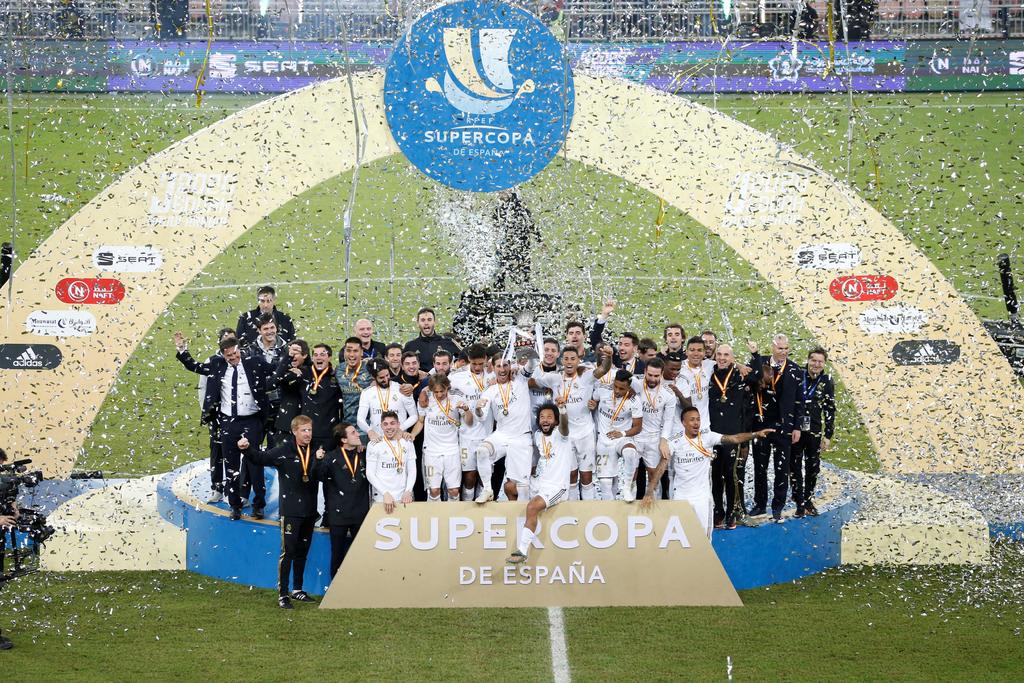 Real Madrid se proclamó campeón de la Supercopa de España por undécima ocasión. (EFE)