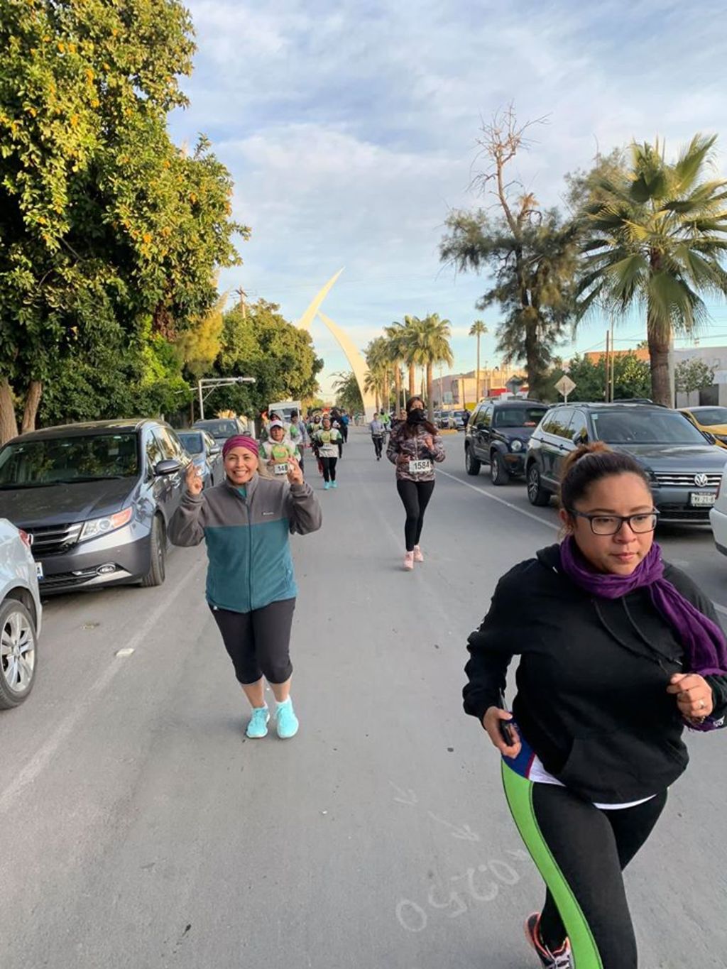 Participantes dieron vueltas alrededor del Bosque. (Carreras Laguna 