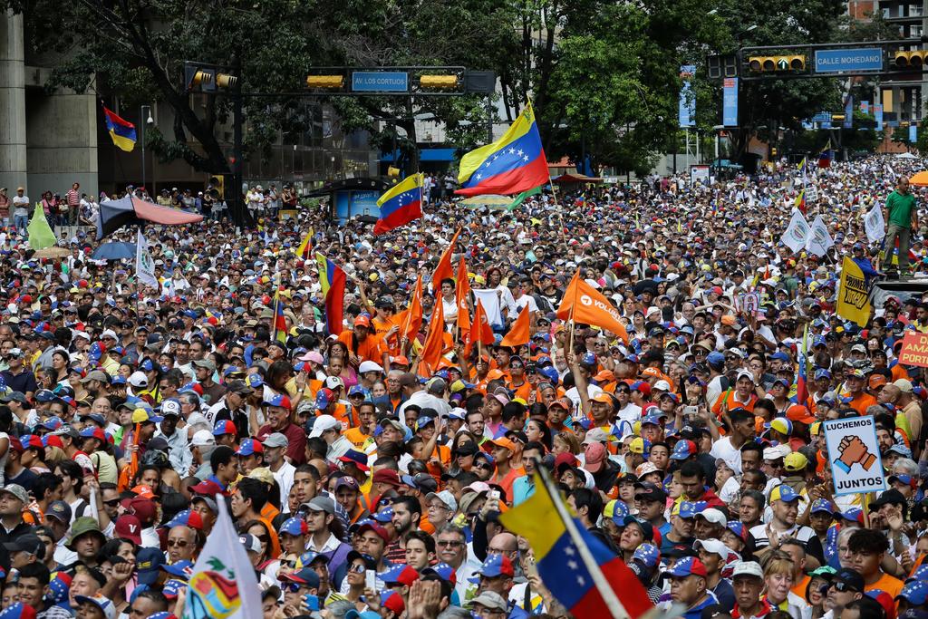 Venezuela vivió 16,739 protestas callejeras en 2019, lo que supone casi 46 diarias, el número más alto desde 2011. (ARCHIVO) 