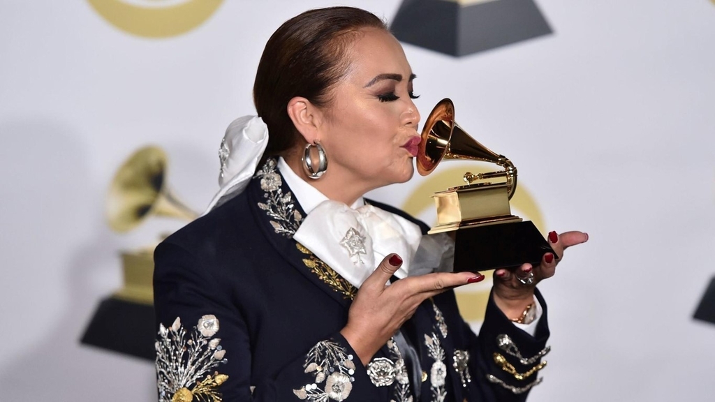 Primera mujer. Aída ganó en 2018 un Grammy por su disco Arrieros somos en la terna de Mejor Álbum de Música Regional Mexicana. (ESPECIAL)