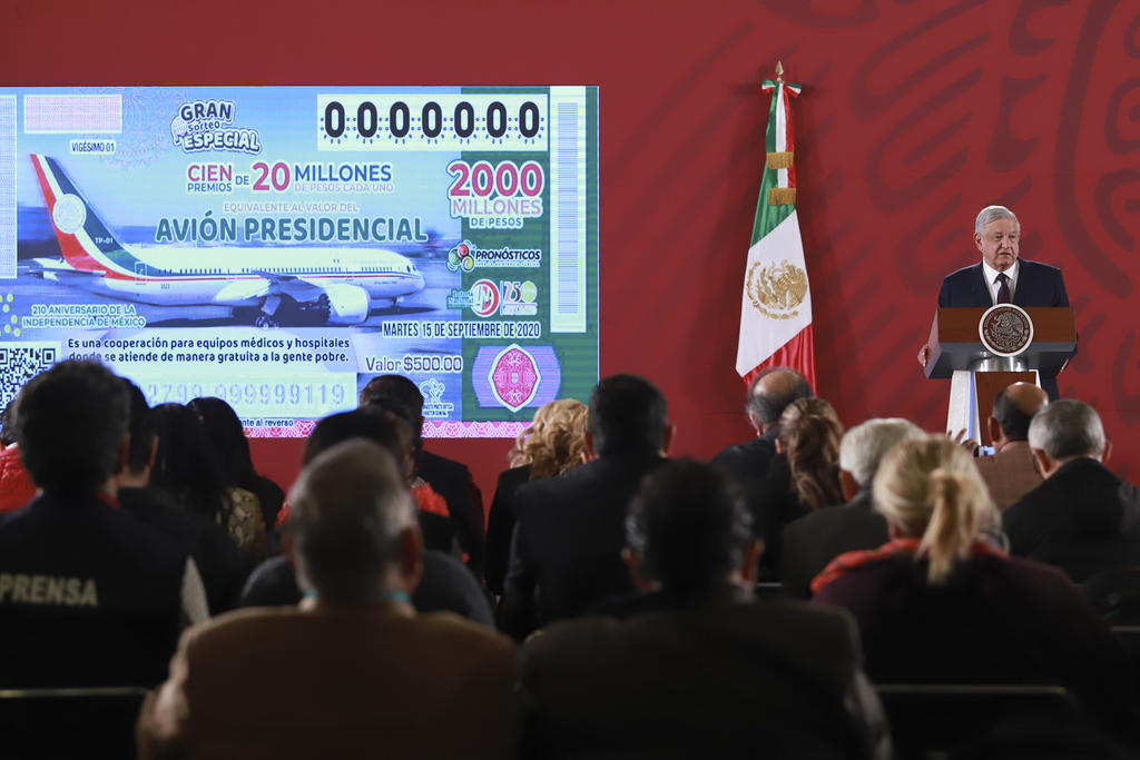 El sorteo, según se explicó, se realizará el próximo 15 de septiembre a las 20:00 horas, en el edificio 'El Moro' de la Lotería Nacional. (NOTIMEX)
