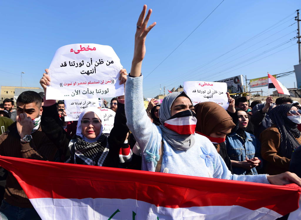 Al menos 544 personas murieron y más de 27,000 resultaron heridas, en los enfrentamientos de las protestas que sacuden Irak desde el pasado 1 de octubre. (ARCHIVO) 
