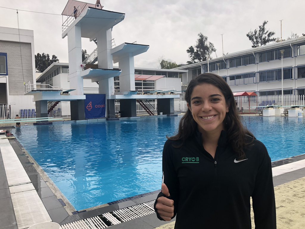 A sus 22 años, la clavadista mexicana Alejandra Orozco espera llegar a los Juegos Olímpicos de Tokio 2020, los cuales serían los terceros para la talentosa deportista.
