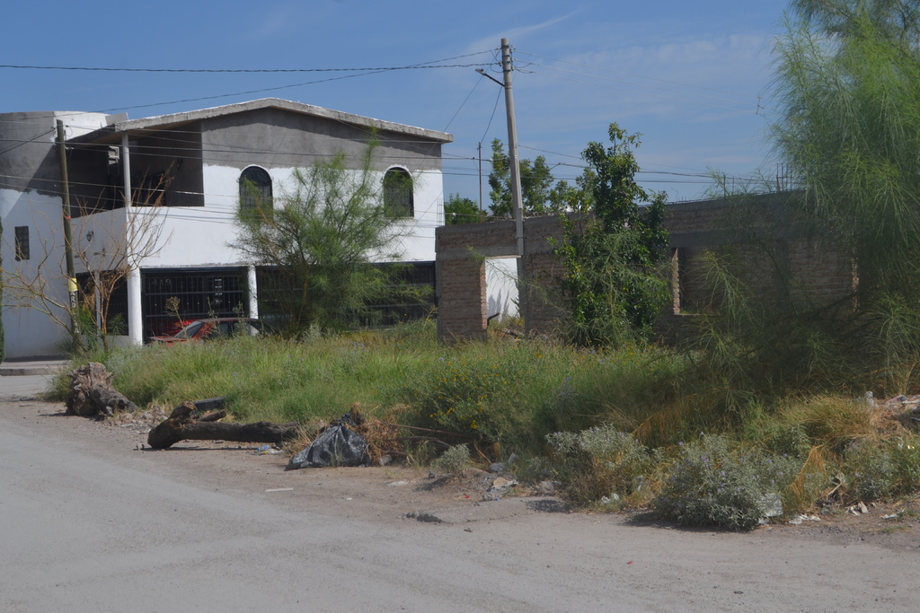 Hay una gran cantidad de lotes baldíos en Gómez Palacio que se encuentran repletos de basura. (EL SIGLO DE TORREÓN)