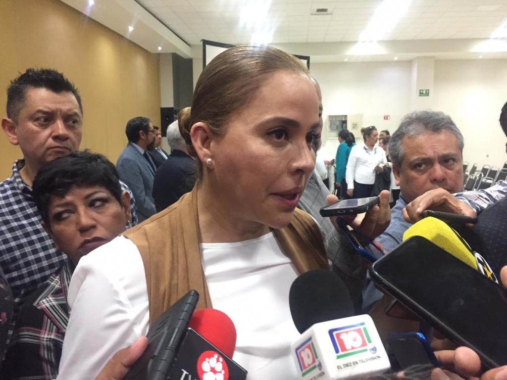 Marina Vitela Rodríguez dijo que no puede despedir a un funcionario cada vez que se lo pidan. (ANGÉLICA SANDOVAL)
