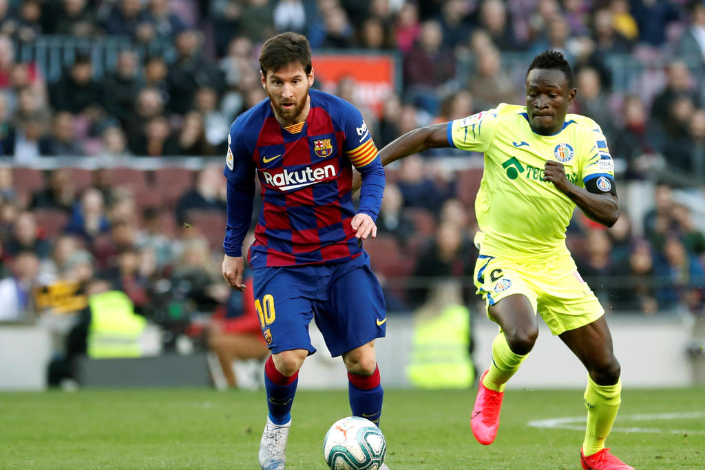 Messi ha contribuido con una asistencia de gol a Antoine Griezmann en el encuentro que el Barça ha ganado por 2-1 ante el Getafe. (EFE)