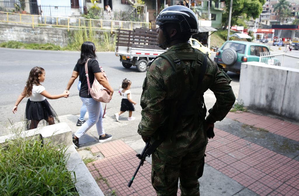 Cerca de 300 venezolanos han huido del municipio de Boca de Grita debido a los enfrentamientos entre el colombiano Ejército de Liberación Nacional y los paramilitares venezolanos Los Rastrojos. (EFE) 
