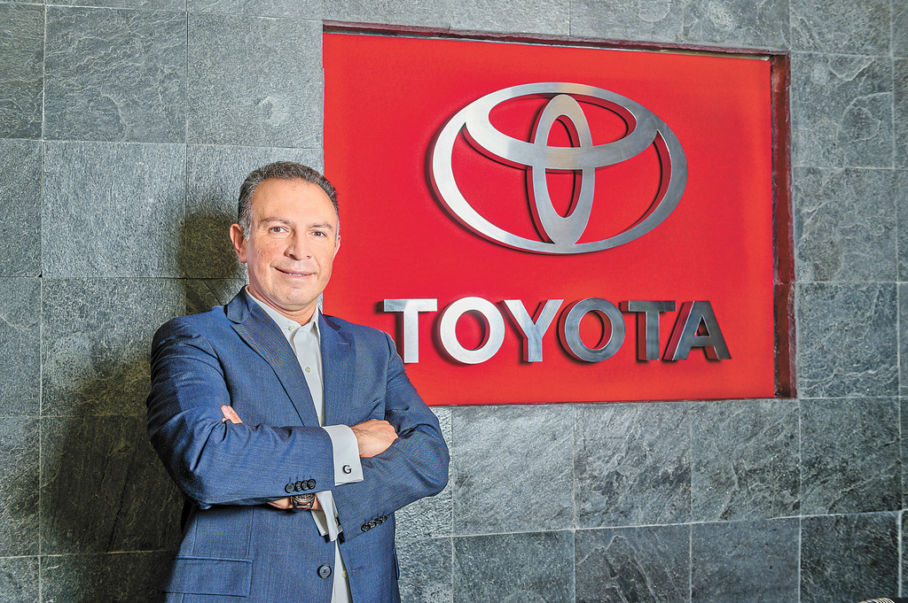 Guillermo Díaz, director general de Toyota, señaló que han adaptado preceptos globales a la realidad mexicana.  (EL UNIVERSAL) 