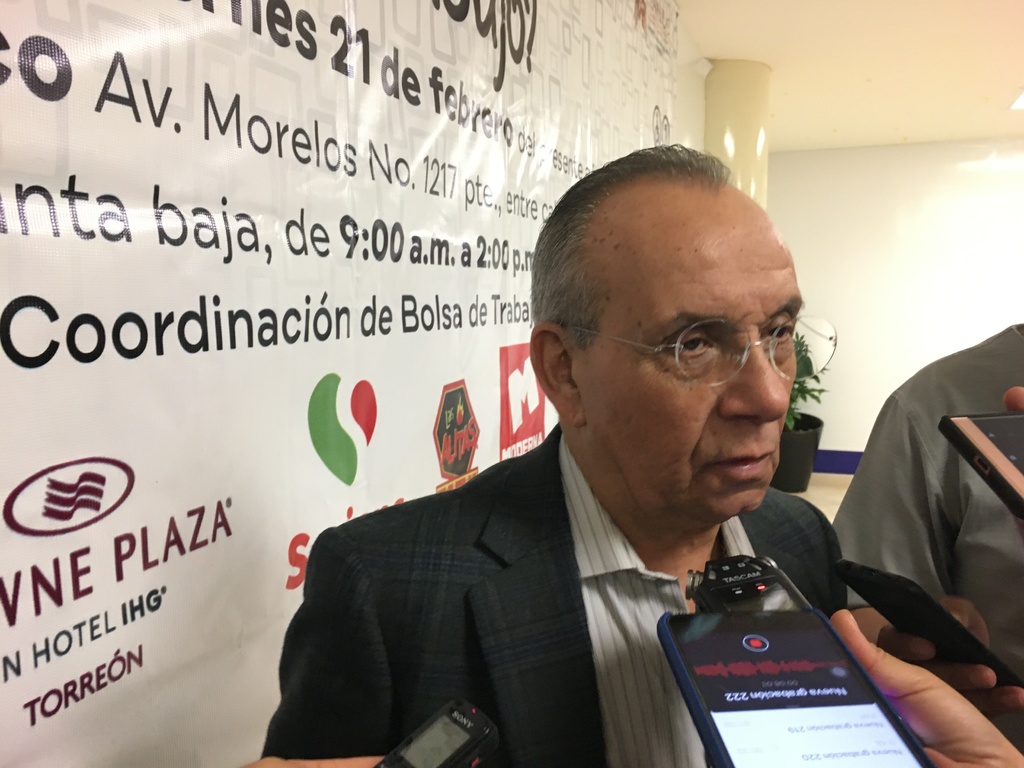 'Yo creo que esto va a ir mejorando, estoy seguro de que el entorno de Torreón es muy diferente al nacional”. Francisco Jaime. Director de Desarrollo Económico. (ARCHIVO) 