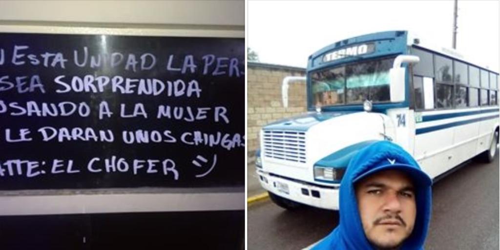 A través de redes sociales, conductores de camiones de transporte público de La Laguna, se suman a la lucha contra la violencia a la mujer (FACEBOOK) 