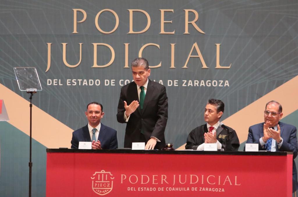 El gobernador de Coahuila destacó la fortaleza del Poder Judicial.