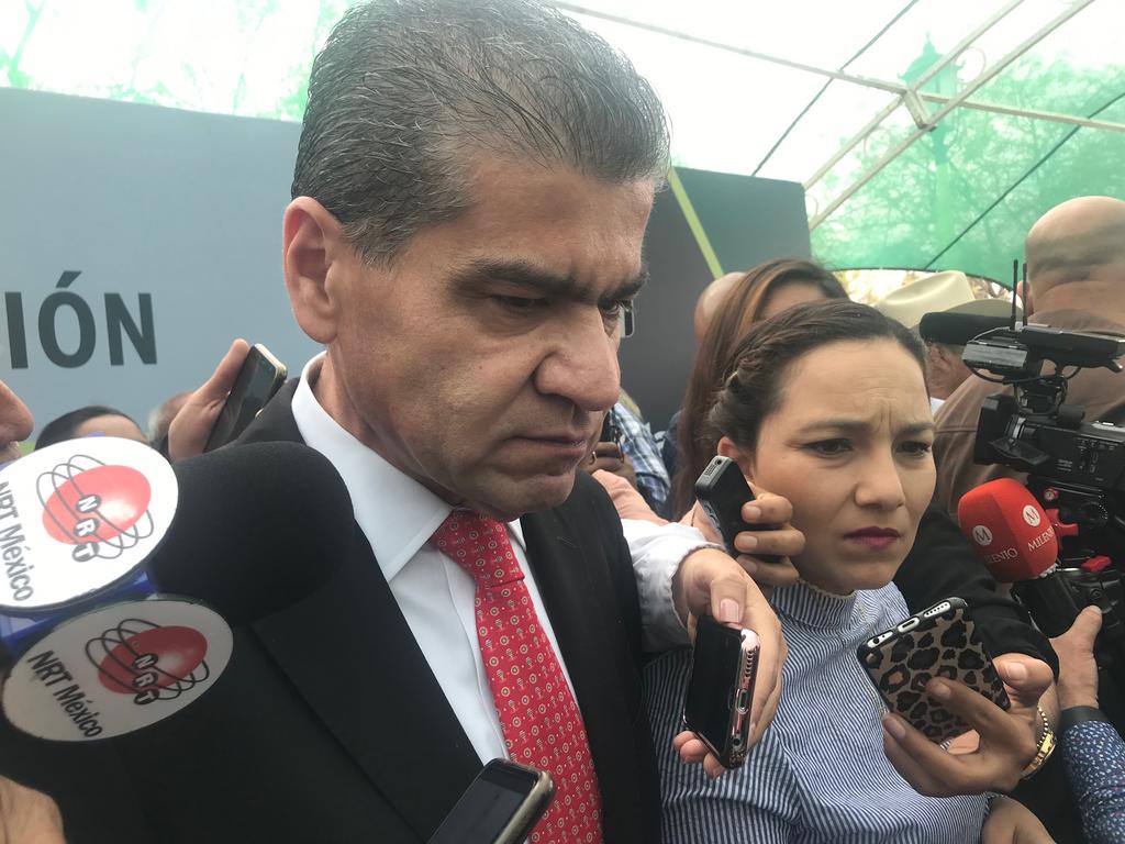 El gobernador del Estado Miguel Ángel Riquelme Solís anunció que son varias las empresas que están en negociaciones con el ejecutivo de la entidad para instalarse tentativamente durante el presente año. (EL SIGLO COAHUILA)