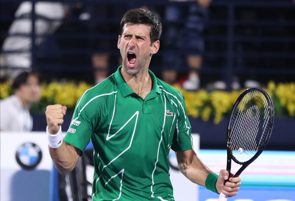 Novak Djokovic derrotó 6-3, 6-4 a Stefanos Tsitsipas en la final del torneo de Dubái, para conquistarlo por quinta ocasión.