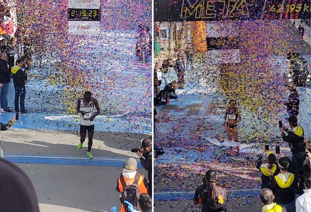 Triunfaron en el Maratón Internacional Lala 2020. (EL SIGLO DE TORREÓN)