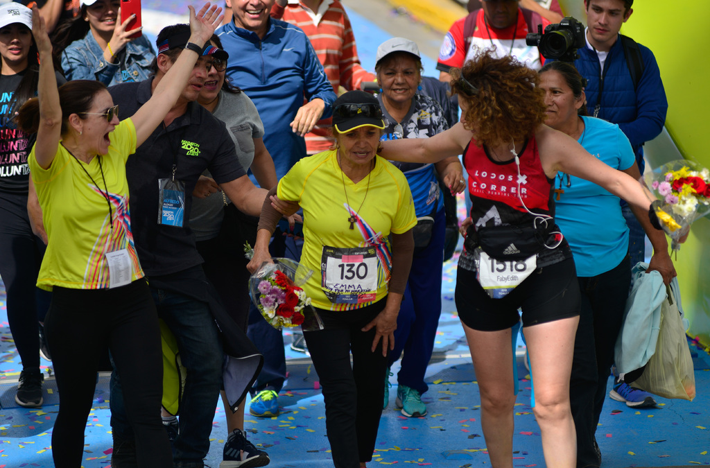 La Lagunera Emma Saldaña ha corrido todas las ediciones del Maratón Internacional Lala. (JESÚS GALINDO) 