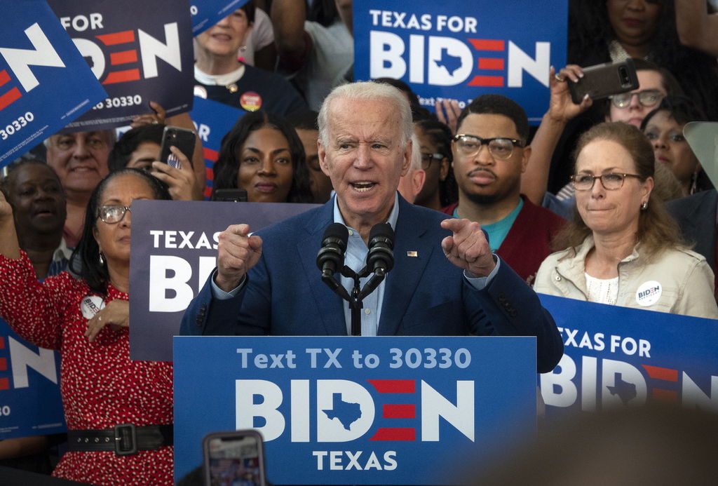 El exvicepresidente de Estados Unidos Joe Biden buscará en el Supermartes el favor para contender por los demócratas. (EFE) 
