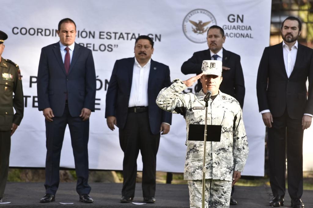 En Morelos fue designado un nuevo Inspector General de la Guardia Nacional (GN), Álvaro García Álvarez, quien fue presentado esta mañana en la Vigésima Cuarta Zona Militar, ubicada en Cuernavaca. (TWITTER)