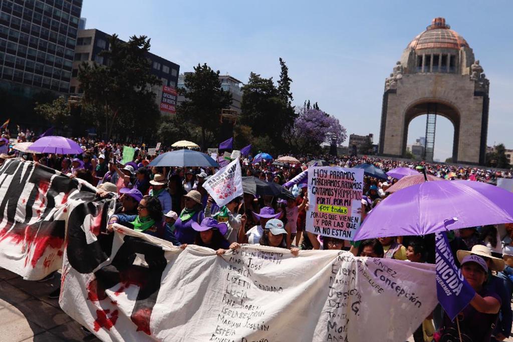 Las mujeres no estamos dispuesta a seguir tolerando vejaciones y agresiones, se pronunciaron hoy las integrantes de la Asamblea Feminista Juntas y Organizadas, que participa en la organización de la marcha por el Día Internacional de la Mujer Trabajadora este 8 de marzo. (EL UNIVERSAL)