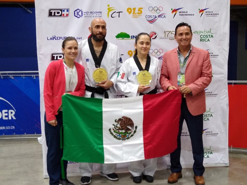 Daniela Martínez y Francisco Pedroza lograron su pase a Tokio 2020 en el Preolímpico de Costa Rica. (ESPECIAL)