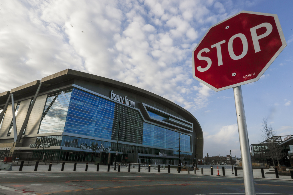 El Fiserv Forum, la casa de los Bucks de Milwaukee de la NBA.
