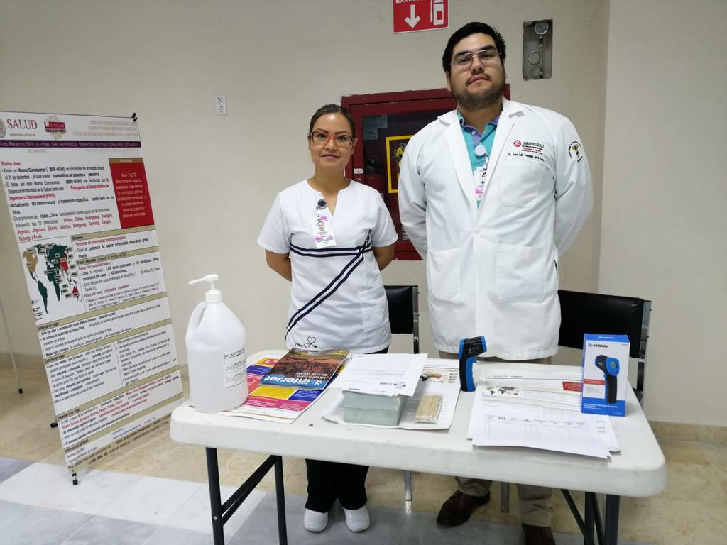 Se colocaron puntos de control y vigilancia para detectar a pasajeros que presenten síntomas de coronavirus. (EL SIGLO DE TORREÓN)