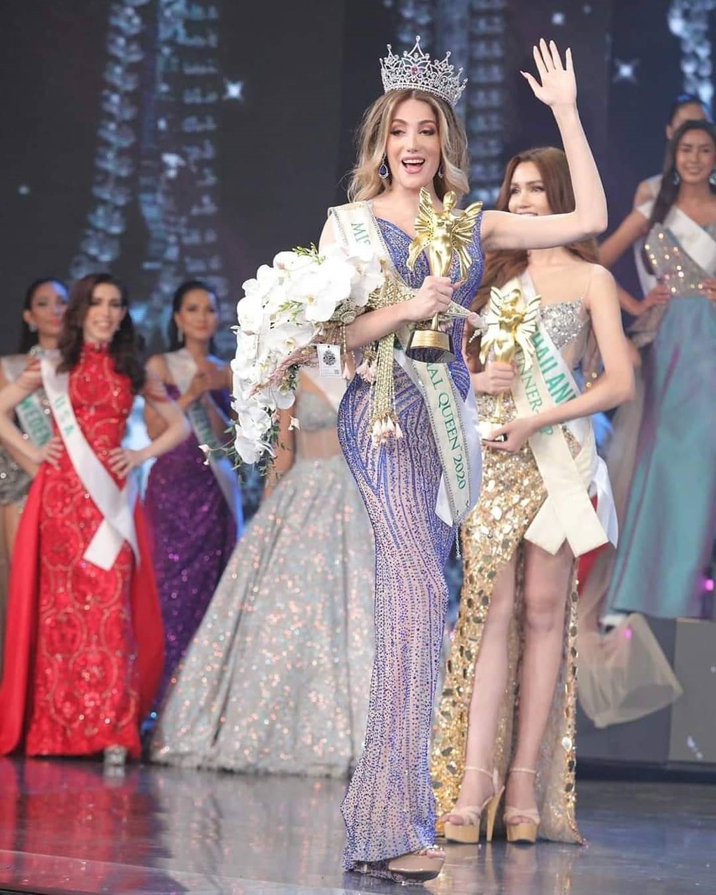 Proyección. Valentina Fluchaire recientemente fue la ganadora de Miss International Queen. (CORTESÍA)