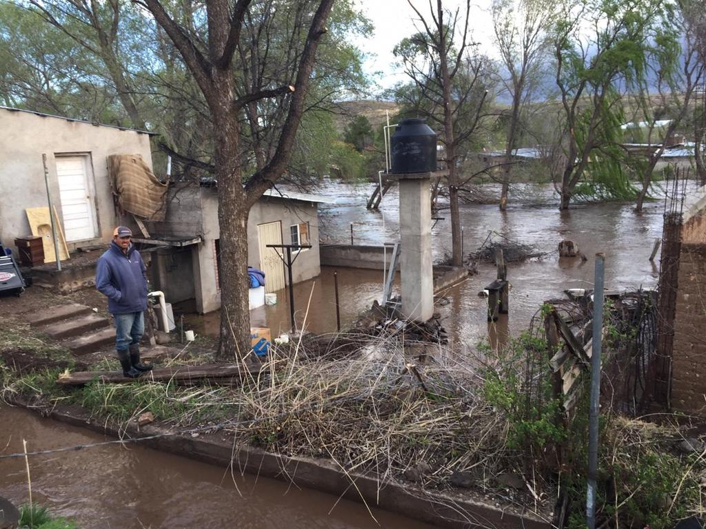 Ante el aumento de las lluvias provocadas por el frente número 45 en el norte del país, la Secretaría de la Defensa Nacional (Sedena) activó el plan DN-III-E en el municipio de Nuevo Casas Grandes, Chihuahua. (TWITTER)