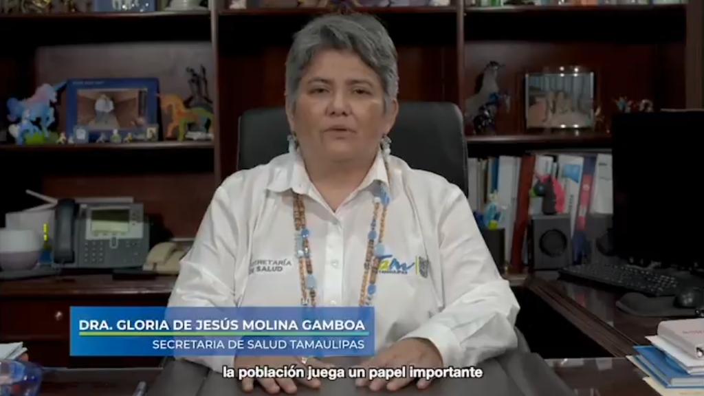 Al confirmarse el quinto caso positivo de COVID-19 en Tamaulipas, la secretaria de Salud, Gloria Molina Gamboa, urgió a la población a quedarse en sus casas si no es necesario salir, a fin de contener la propagación de la enfermedad. (ARCHIVO)