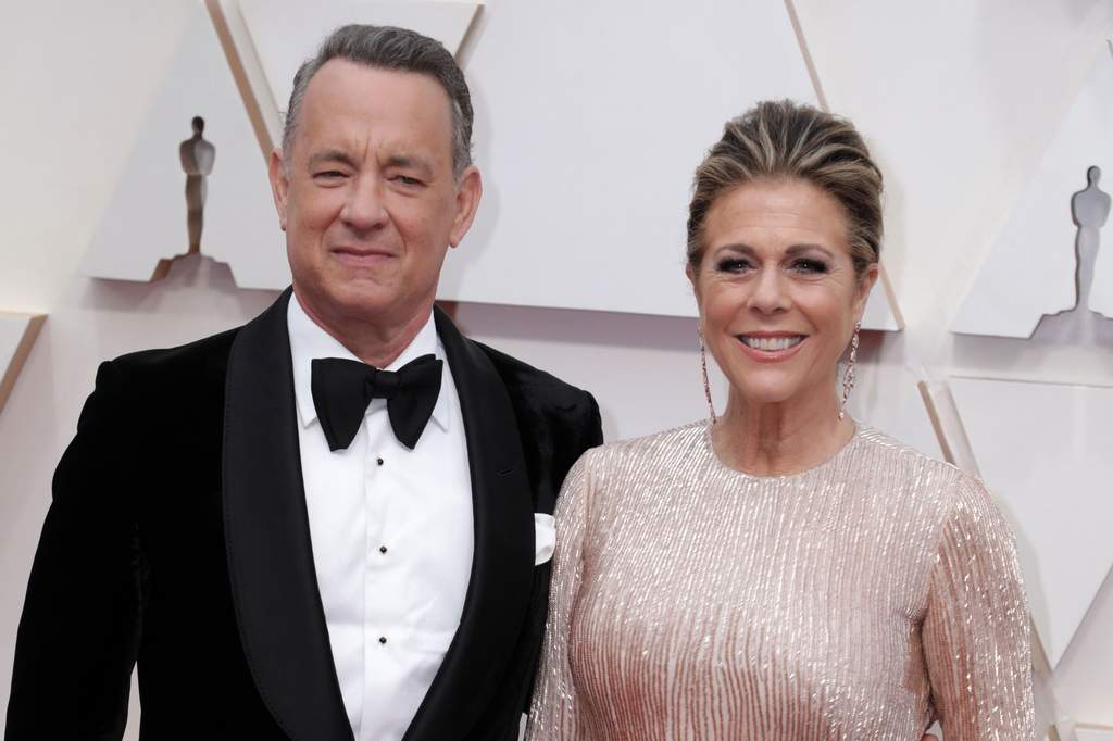 La pareja de actores Tom Hanks y Rita Wilson, compartieron mediante sus redes sociales, que su salud mejora paulatinamente, luego de que fueron diagnosticados con COVID-19. (ARCHIVO)