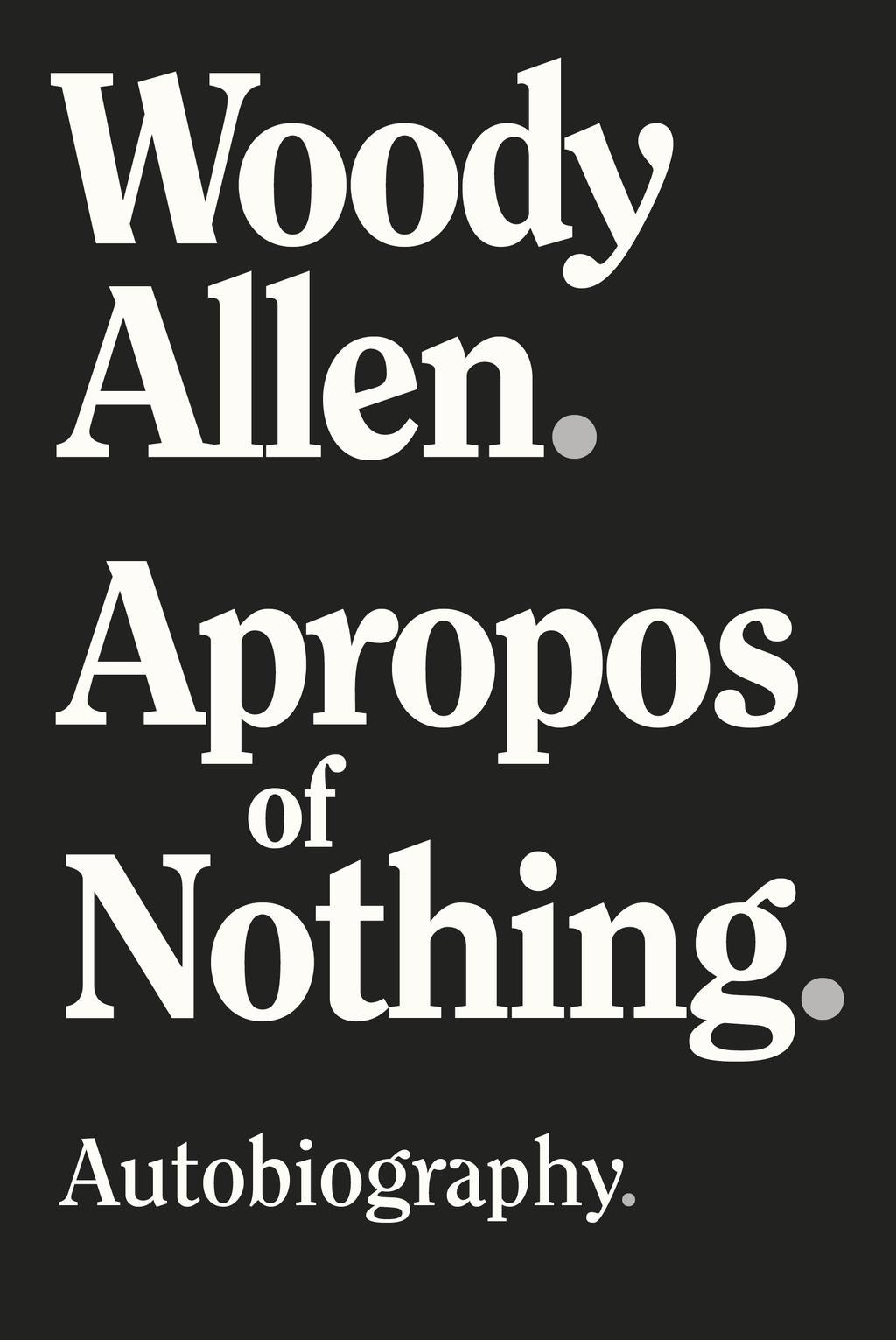 A la venta. Nuevo sello editorial se encarga de poner en circulación el texto autobiográfico del cineasta Woody Allen. (AP)